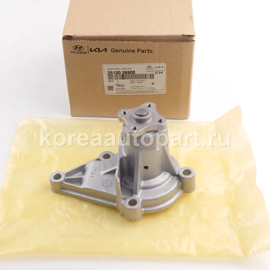 Water Pump / Water Pump Gasket / Pump Pulley – OE 25100-26900